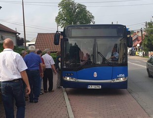 Jazda testowa autobusu linii 262 do Rawałowic