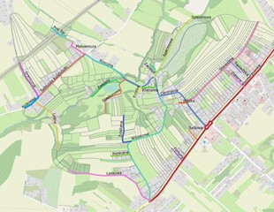 Projekt ulic w miejscowości Sulechów