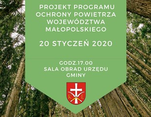 Spotkanie informacyjne - Program Ochrony Powietrza dla Województwa Małopolskiego