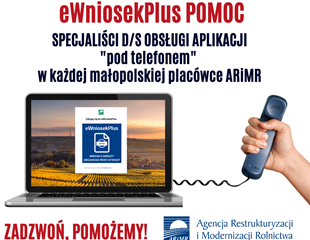 Infolinia eWniosekPlus POMOC dla małopolskich rolników